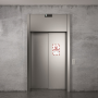 Panel DURAFRAME MAGNETIC SECURITY A4 červeno-biely