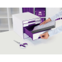 Titánové kancelárske nožnice Leitz WOW 205mm purpurové