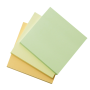 Samolepiaci bloček 76x76mm mix pastelových farieb 3x50 lístkov
