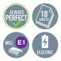 Elektrická zošívačka Leitz New NeXXt WOW 5566 ľadovo modrá