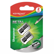 Strúhadlo KEYROAD Metal hliníkové, 2 ks, blister